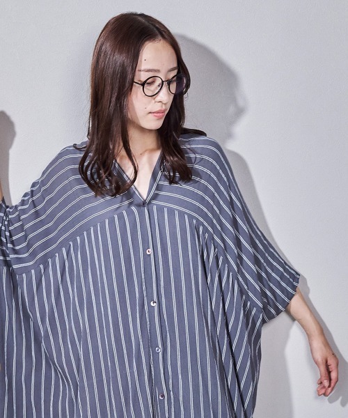 LUPILIEN（ルピリアン）の「レーヨンクレープテントトップス（チュニック・レディース・オフホワイト/A/B・38）」の12枚目の写真