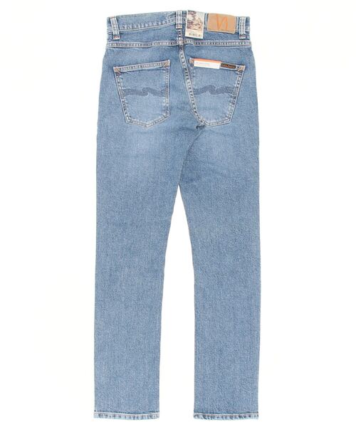 Nudie Jeans(ヌーディージーンズ)の「Grim Tim Broken Faded グリムティム スリムストレート ジーンズ(レングス30)(デニムパンツ・メンズ・インディゴブルー・34inch/31inch/29inch/28inch/32inch/33inch/30inch/27inch)」の8枚目の写真