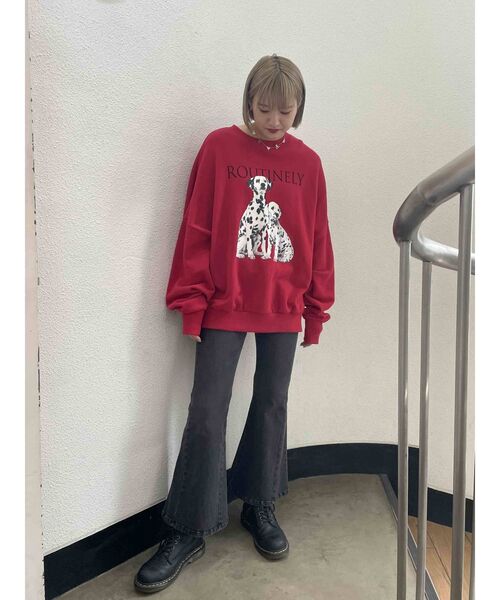 jouetie（ジュエティ）の「カラーフレアパンツ（その他パンツ・レディース・オフホワイト/ブラック/グリーン/ピンク・SMALL/MEDIUM）」の11枚目の写真