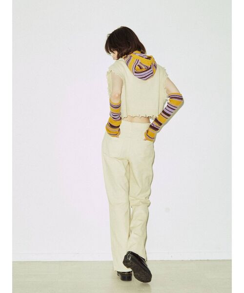 jouetie（ジュエティ）の「カラーフレアパンツ（その他パンツ・レディース・オフホワイト/ブラック/グリーン/ピンク・SMALL/MEDIUM）」の16枚目の写真