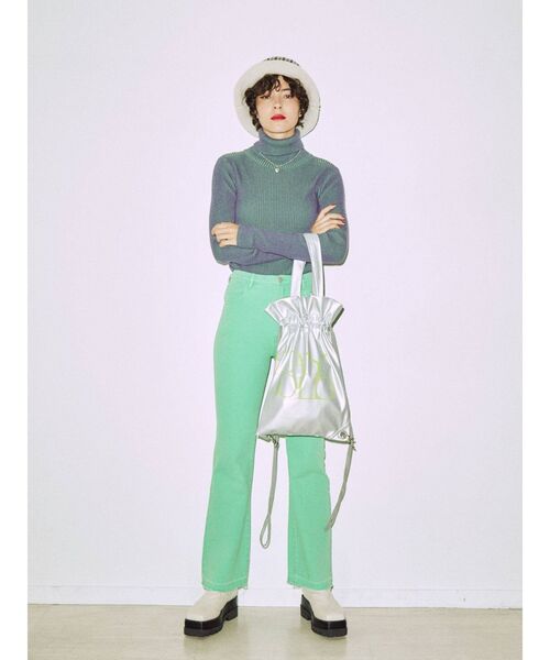 jouetie（ジュエティ）の「カラーフレアパンツ（その他パンツ・レディース・オフホワイト/ブラック/グリーン/ピンク・SMALL/MEDIUM）」の17枚目の写真