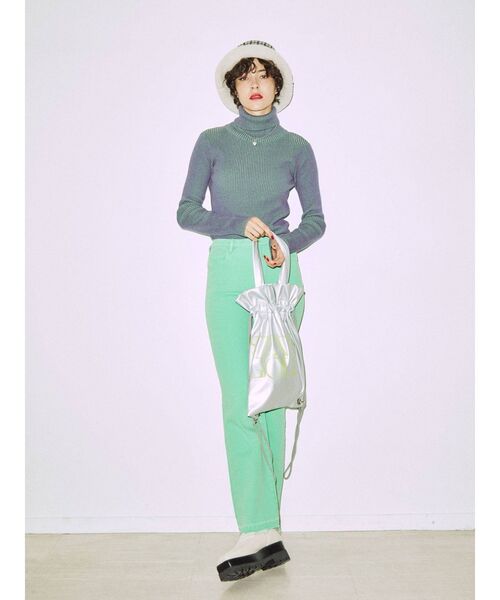 jouetie（ジュエティ）の「カラーフレアパンツ（その他パンツ・レディース・オフホワイト/ブラック/グリーン/ピンク・SMALL/MEDIUM）」の18枚目の写真