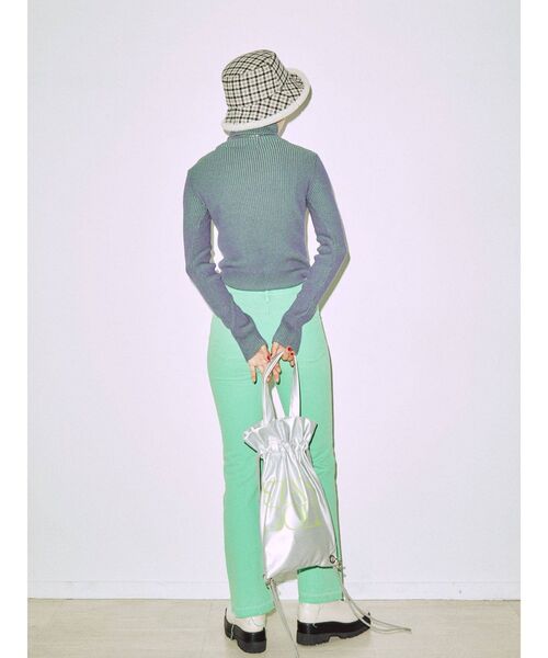 jouetie（ジュエティ）の「カラーフレアパンツ（その他パンツ・レディース・オフホワイト/ブラック/グリーン/ピンク・SMALL/MEDIUM）」の19枚目の写真