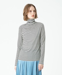 allureville | ウールボーダータートル(Tシャツ/カットソー)