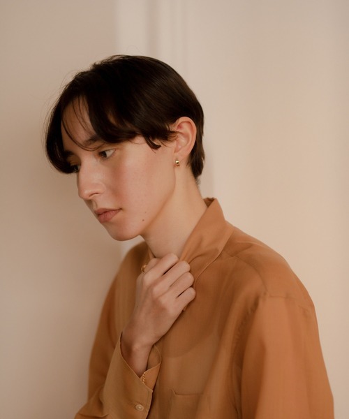 novice（ノーヴィス）の「【novice】Hoop Pierce［Stainless］（ピアス（両耳用）・レディース・ゴールド・FREE）」の3枚目の写真