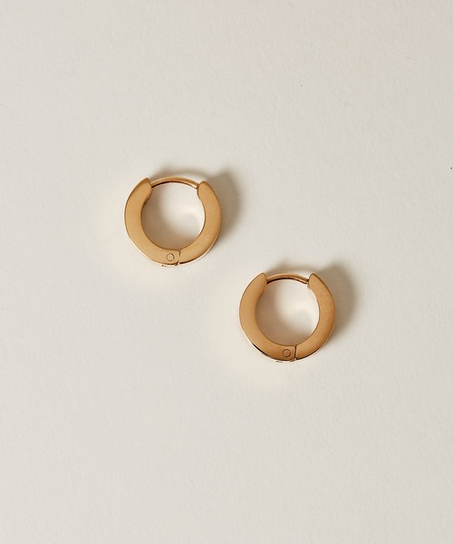 novice（ノーヴィス）の「【novice】Hoop Pierce［Stainless］（ピアス（両耳用）・レディース・ゴールド・FREE）」の4枚目の写真
