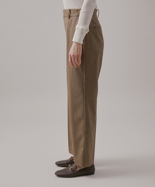 ROPE'（ロペ）の「ウールサキソニーサイドゴムストレートワイドパンツ（その他パンツ・レディース・ブラック/ブラウン/ホワイト・40/38/36）」の13枚目の写真