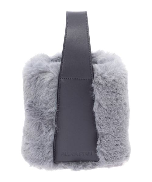 ALEXIA STAM（アリシアスタン）の「Eco Fur Cube Hand Bag /エコファーキューブハンドバッグ（ハンドバッグ・レディース・ベージュ/ブルー/オレンジ系その他・FREE）」の20枚目の写真