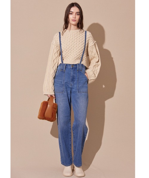 ALEXIA STAM（アリシアスタン）の「Eco Fur Cube Hand Bag /エコファーキューブハンドバッグ（ハンドバッグ・レディース・ベージュ/ブルー/オレンジ系その他・FREE）」の12枚目の写真