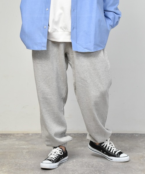 Starting Over（スターティングオーバー）の「裏起毛スウェットパンツ/レディース メンズ（スウェットパンツ・メンズ・オフホワイト/ブラック/グレー/アッシュグレー/グリーン/ネイビー・M/L/XL）」の4枚目の写真