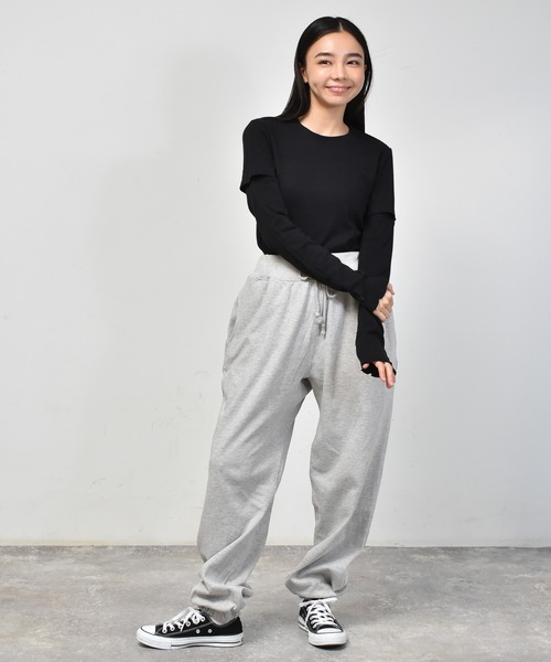 Starting Over（スターティングオーバー）の「裏起毛スウェットパンツ/レディース メンズ（スウェットパンツ・メンズ・オフホワイト/ブラック/グレー/アッシュグレー/グリーン/ネイビー・M/L/XL）」の16枚目の写真