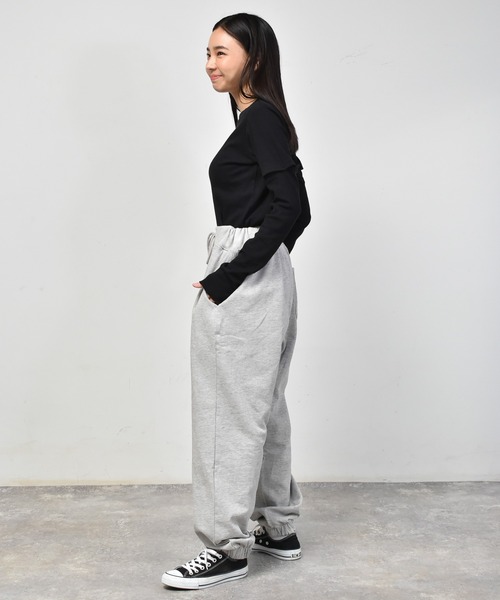 Starting Over（スターティングオーバー）の「裏起毛スウェットパンツ/レディース メンズ（スウェットパンツ・メンズ・オフホワイト/ブラック/グレー/アッシュグレー/グリーン/ネイビー・M/L/XL）」の15枚目の写真