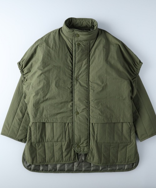 Right-on(ライトオン)の「キルティングジャケット(その他アウター・メンズ・オフホワイト/オリーブ・L/XL/M)」の1枚目の写真