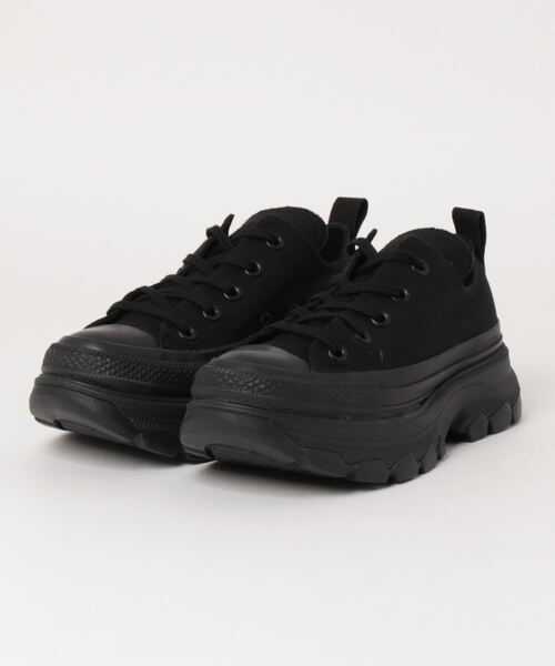 CONVERSE(コンバース)の「【CONVERSE】31307570 ALL STAR 100 TREKWAVE MN OX(スニーカー・レディース・ブラック・23cm/23.5cm/24cm/24.5cm)」の1枚目の写真
