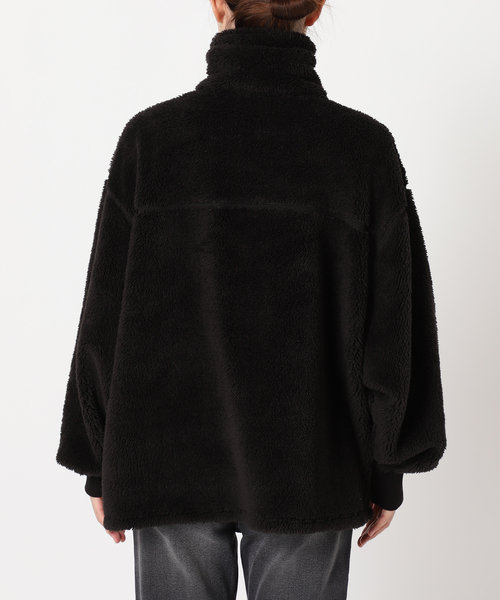 JOURNAL STANDARD relume（ジャーナルスタンダード　レリューム）の「ボアハーフジッププルオーバー（その他トップス・レディース・ブラック/アイボリー・FREE）」の17枚目の写真