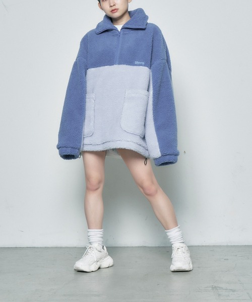 Whinny（ホワイニー）の「Whinny/ハーフもこもこ（ブルゾン）」 - WEAR