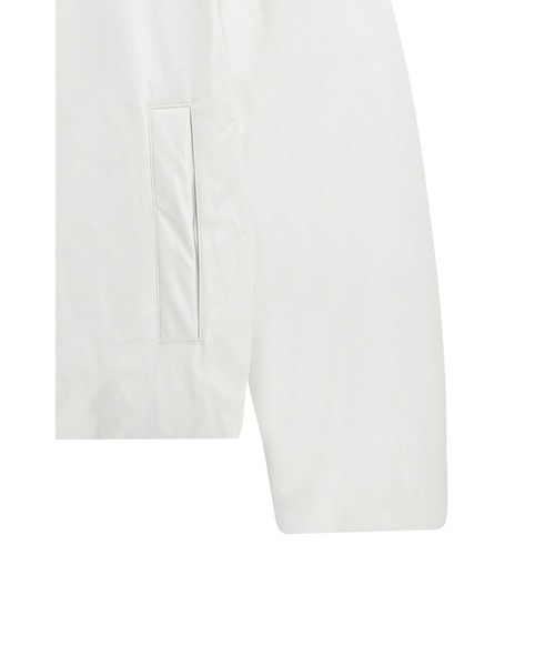 OY(オーワイ)の「『OY/オーワイ』ビーガンPUパディングジャケット(ダウンジャケット/コート・メンズ・ホワイト/ブラック・1/2)」の12枚目の写真