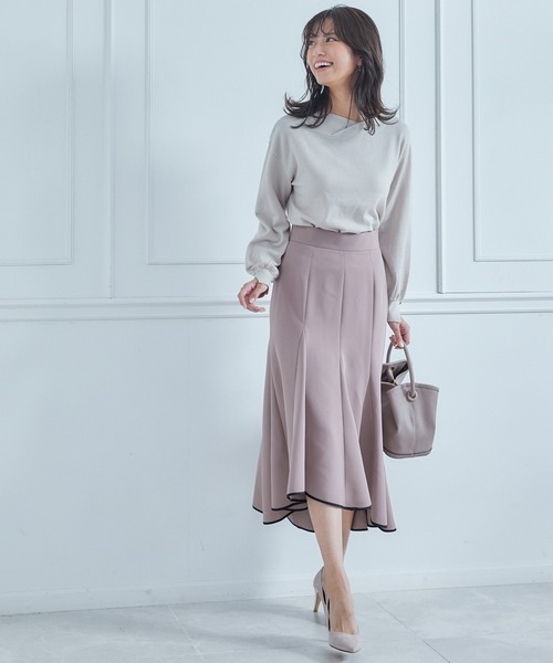 12Twelve Agenda（トゥエルブ　アジェンダ）の「ワンハンドル2wayミディバッグ（ハンドバッグ・レディース・ベージュ/アイボリー/ブラウン・FREE）」の18枚目の写真