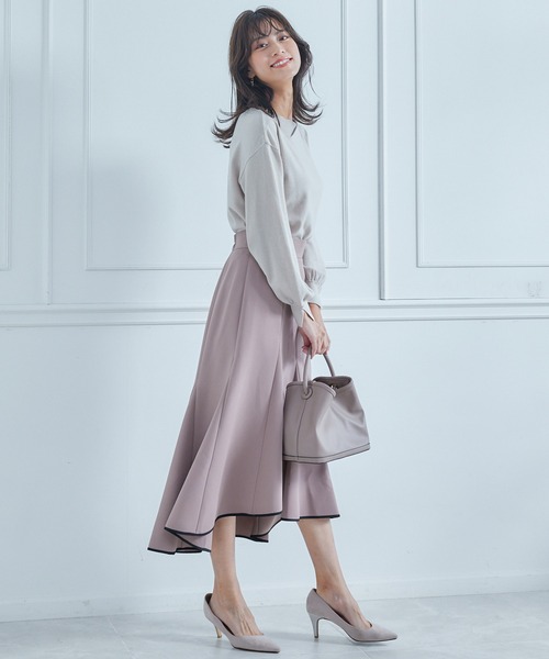 12Twelve Agenda（トゥエルブ　アジェンダ）の「ワンハンドル2wayミディバッグ（ハンドバッグ・レディース・ベージュ/アイボリー/ブラウン・FREE）」の17枚目の写真