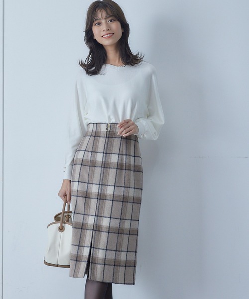 12Twelve Agenda（トゥエルブ　アジェンダ）の「ワンハンドル2wayミディバッグ（ハンドバッグ・レディース・ベージュ/アイボリー/ブラウン・FREE）」の20枚目の写真