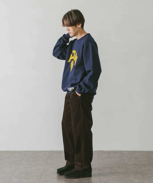Russell Athletic(ラッセルアスレティック)の「『別注』RUSSELL ATHLETIC×DOORS UNIVERSITY SWEAT(スウェット・メンズ・ネイビー/ホワイト/グレー・MEDIUM/LARGE)」の9枚目の写真