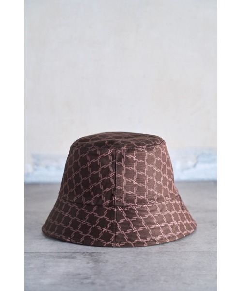 AZUL by moussy（アズールバイマウジー）の「MONOGRAM REVERSIBLE BUCKET HAT/モノグラムリバーシブルバケットハット（ハット・レディース・ライトベージュ/ブラウン/ブラック・FREE）」の15枚目の写真