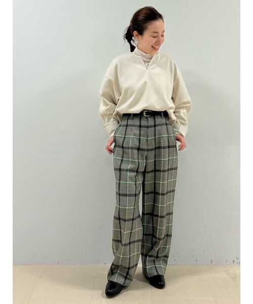 human woman（ヒューマンウーマン）の「ステッチレザーベルト（ベルト・レディース・ベージュ系その他2/ブラック・FREE）」の7枚目の写真