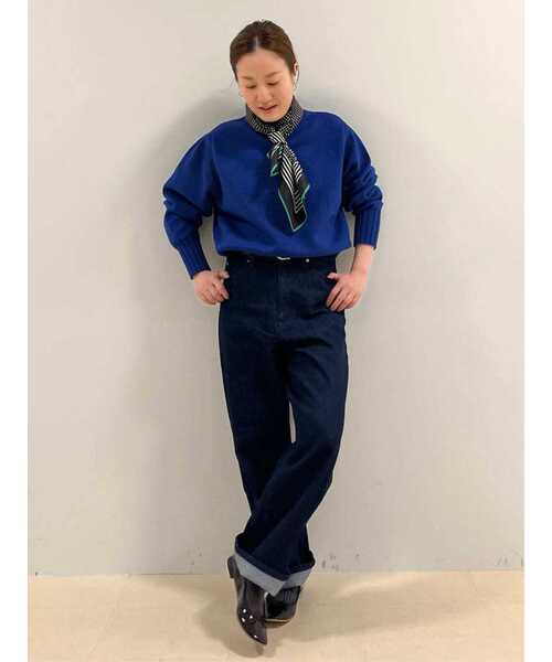 human woman（ヒューマンウーマン）の「ステッチレザーベルト（ベルト・レディース・ベージュ系その他2/ブラック・FREE）」の8枚目の写真