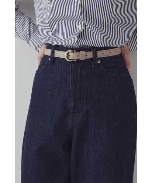 human woman（ヒューマンウーマン）の「ステッチレザーベルト（ベルト・レディース・ベージュ系その他2/ブラック・FREE）」の10枚目の写真