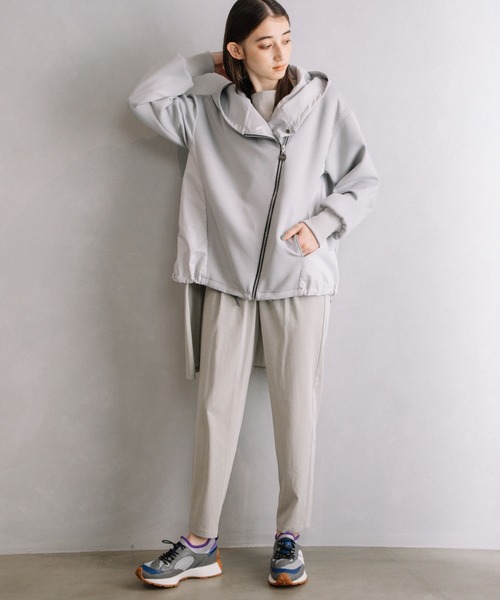 MARECHAL TERRE(マルシャルテル)の「フーディブルゾン(ブルゾン・レディース・アイボリー/ブラック/グレー/ベージュ・MEDIUM)」の18枚目の写真