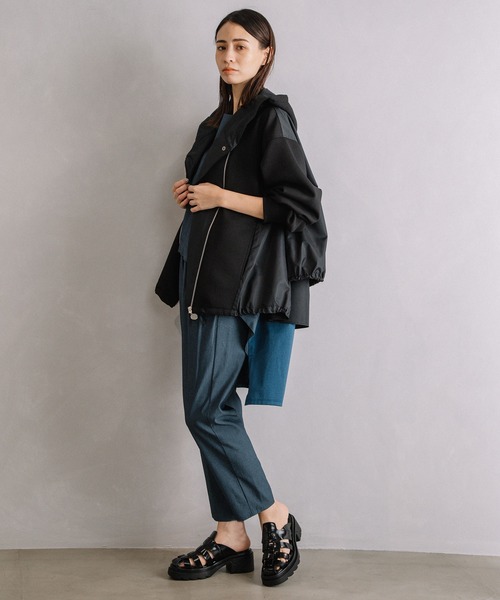 MARECHAL TERRE(マルシャルテル)の「フーディブルゾン(ブルゾン・レディース・アイボリー/ブラック/グレー/ベージュ・MEDIUM)」の19枚目の写真