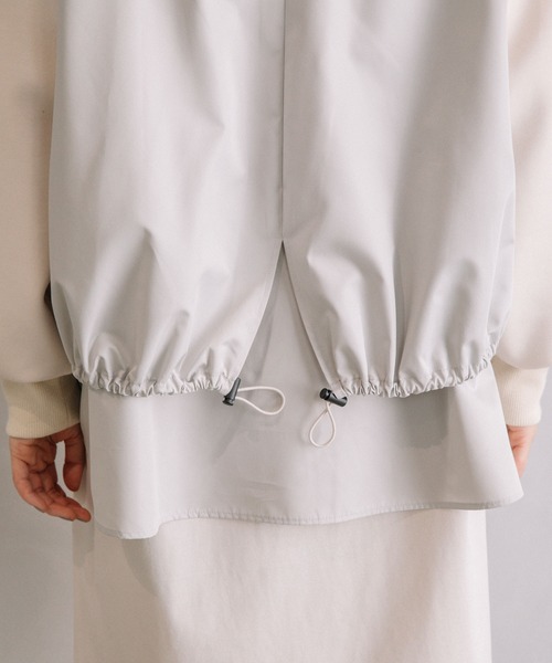 MARECHAL TERRE(マルシャルテル)の「フーディブルゾン(ブルゾン・レディース・アイボリー/ブラック/グレー/ベージュ・MEDIUM)」の12枚目の写真