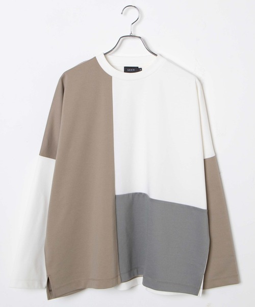 LUCY（ルーシー）の「LUCY/カラーブロックBIGロンT（Tシャツ/カットソー・メンズ・その他1/その他3/その他2・MEDIUM/LARGE）」の22枚目の写真