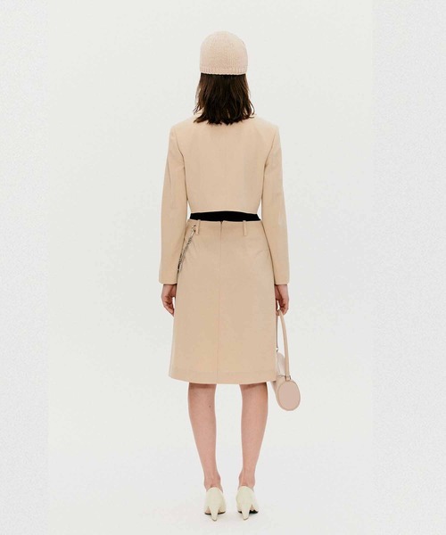 TheOpen Product(ザオープンプロダクト)の「THE OPEN PRODUCT/ザオープンプロダクト/ DETACHABLE CHAIN WRAP SKIRT GTO221SK001(スカート・レディース・ベージュ・2)」の8枚目の写真