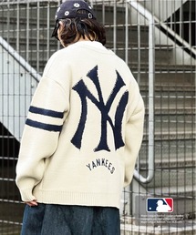 SKOOKUM | MLB COOPERSTOWN NY KNIT CARDIGAN/ニューヨークヤンキース カーディガン(カーディガン/ボレロ)