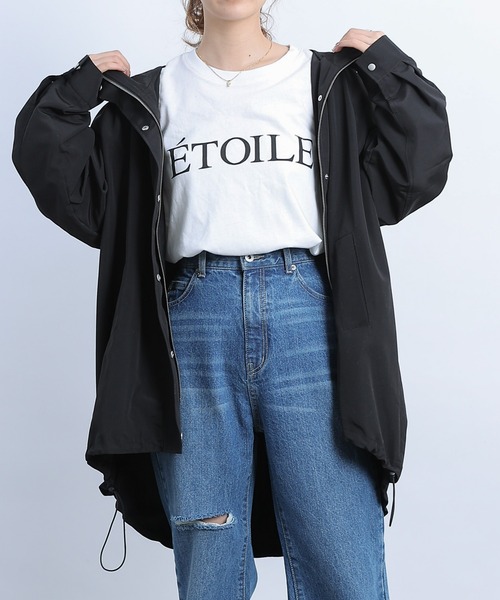 COLONY 2139（コロニートゥーワンスリーナイン）の「ラウンドヘムマウンテンパーカー（マウンテンパーカー・レディース・ベージュ/ブラック/オフホワイト・FREE）」の16枚目の写真