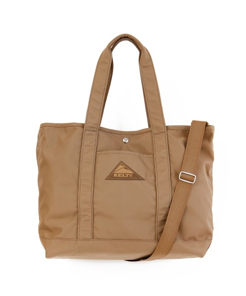 KELTY（ケルティ）の「《大容量バック》【KELTY/ケルティ】アーバンナイロントートバッグ / URBAN NYLON TOTE M 2.0（トートバッグ・メンズ・ブラック/モカ・FREE）」の2枚目の写真