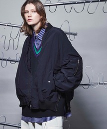 MAISON SPECIAL | 《ユニセックスアイテム》ROYAL AIR VENTILEプライムオーバーMA-1ジャケット【MAISON SPECIAL/メゾンスペシャル】■セットアップ対応■(MA-1)