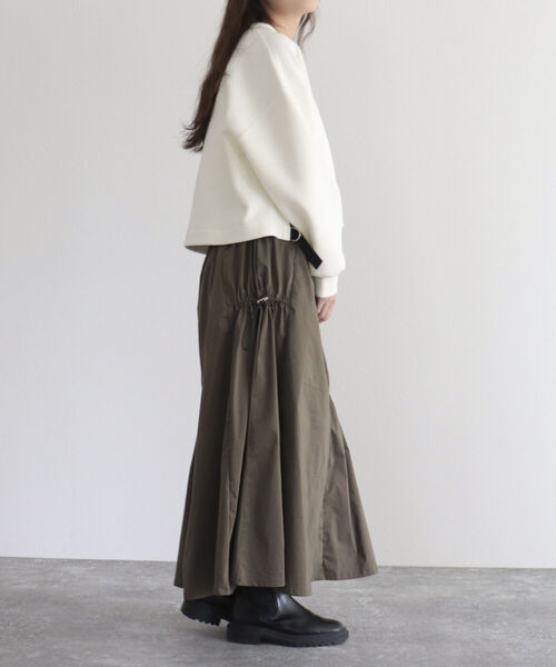 fredy emue（フレディエミュ）の「フロントドロストカットプルオーバー（Tシャツ/カットソー・レディース・ライトグレー/オフホワイト/ネイビー・38）」の15枚目の写真