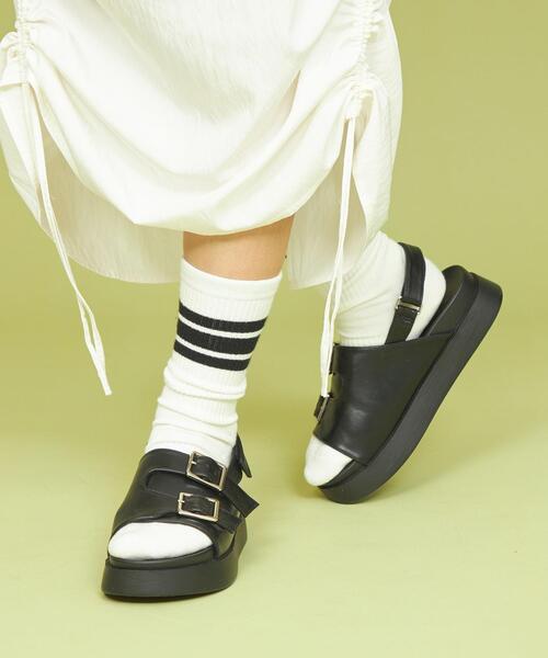 CITEN（シテン）の「＜CITEN＞ラインソックス WOMENS（ソックス/靴下・レディース・ブラック/ピンク/イエロー・FREE）」の8枚目の写真