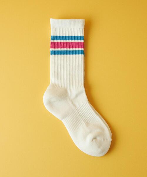 CITEN（シテン）の「＜CITEN＞ラインソックス WOMENS（ソックス/靴下・レディース・ブラック/ピンク/イエロー・FREE）」の10枚目の写真