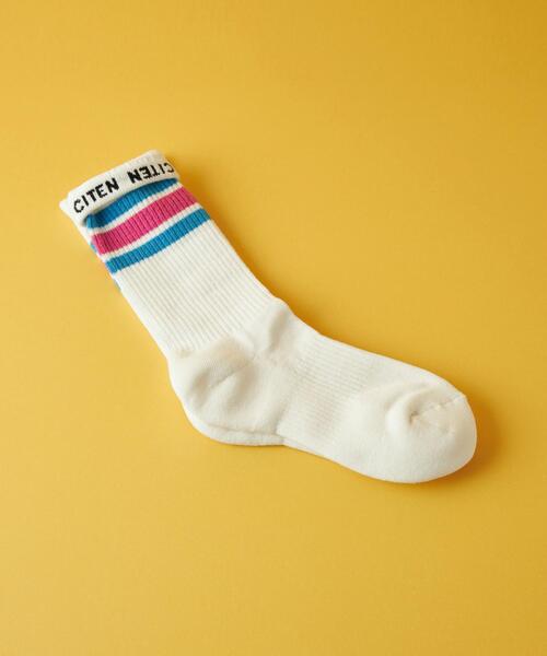 CITEN（シテン）の「＜CITEN＞ラインソックス WOMENS（ソックス/靴下・レディース・ブラック/ピンク/イエロー・FREE）」の7枚目の写真