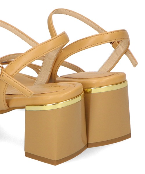 ORiental TRaffic（オリエンタルトラフィック）の「■ナローストラップメタリックラインサンダル/31218（サンダル・レディース・ブラック/グリーン/キャメル/パープル・SS/S/M/L/LL/3L）」の10枚目の写真