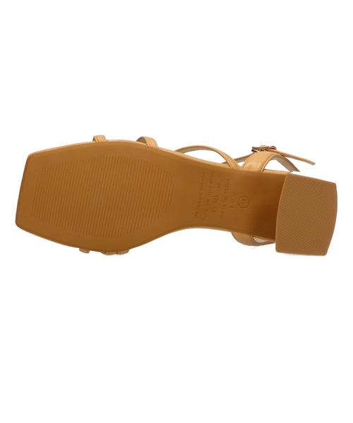 ORiental TRaffic（オリエンタルトラフィック）の「■ナローストラップメタリックラインサンダル/31218（サンダル・レディース・ブラック/グリーン/キャメル/パープル・SS/S/M/L/LL/3L）」の8枚目の写真