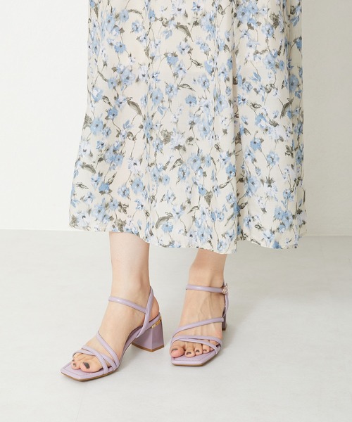 ORiental TRaffic（オリエンタルトラフィック）の「■ナローストラップメタリックラインサンダル/31218（サンダル・レディース・ブラック/グリーン/キャメル/パープル・SS/S/M/L/LL/3L）」の17枚目の写真