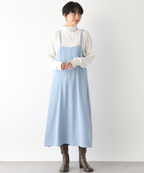 LEPSIM(レプシィム)の「ジガラタートルプルオーバー 182194(Tシャツ/カットソー・レディース・オフホワイト/ライトブルー/ブラック・FREE)」の4枚目の写真