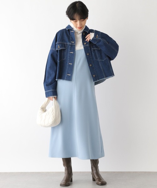 LEPSIM(レプシィム)の「ジガラタートルプルオーバー 182194(Tシャツ/カットソー・レディース・オフホワイト/ライトブルー/ブラック・FREE)」の6枚目の写真