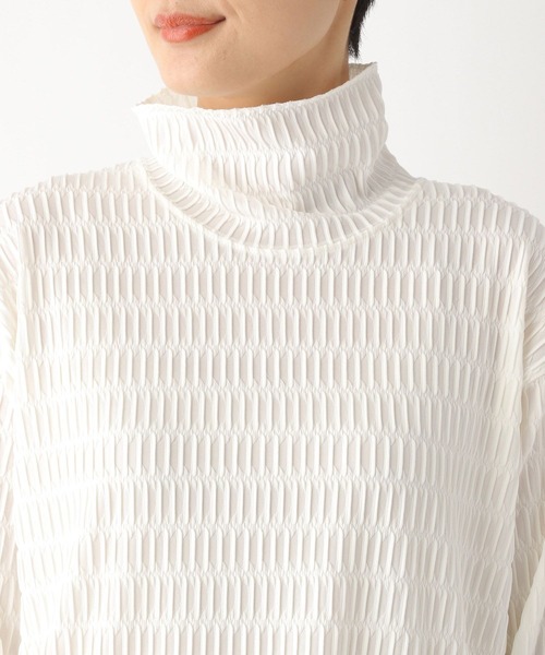 LEPSIM(レプシィム)の「ジガラタートルプルオーバー 182194(Tシャツ/カットソー・レディース・オフホワイト/ライトブルー/ブラック・FREE)」の19枚目の写真