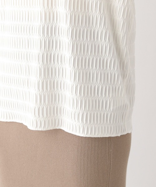 LEPSIM(レプシィム)の「ジガラタートルプルオーバー 182194(Tシャツ/カットソー・レディース・オフホワイト/ライトブルー/ブラック・FREE)」の21枚目の写真