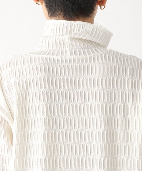 LEPSIM(レプシィム)の「ジガラタートルプルオーバー 182194(Tシャツ/カットソー・レディース・オフホワイト/ライトブルー/ブラック・FREE)」の22枚目の写真